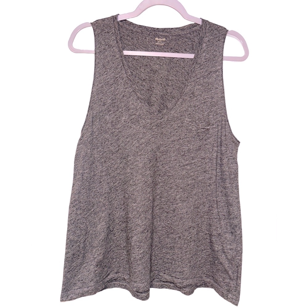 Madewell V-Neck 1-Pocket Tee Sz Large.